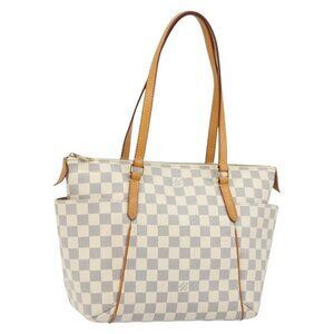 LOUIS VUITTON Damier Azur Totally PM Tote Bag N41280 LV Auth 128912A